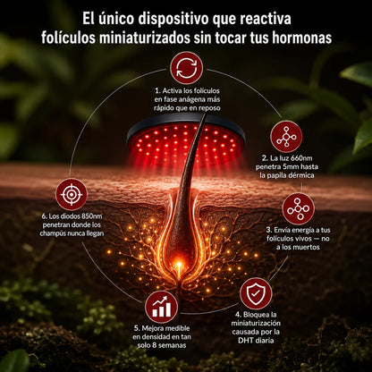 CapilLED Pro — Recupera tu cabello sin pastillas ni cirugías.